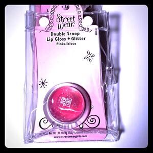 Double Scoop Street Wear LIP GLOSS / BODY GLITTER Glitz Pink Pinkalicious NEW